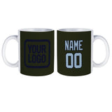 Custom Olive Light Blue Mug