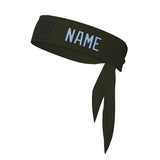 Custom Olive Light Blue Headband