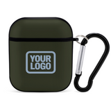 Custom Olive Light Blue AirPods Case