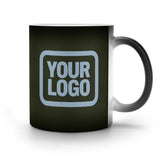 Custom Olive Light Blue Magic Mug