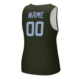 Custom Olive Light Blue Men's Tank Top