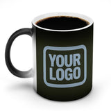 Custom Olive Light Blue Magic Mug