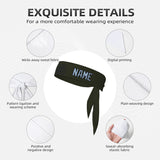 Custom Olive Light Blue Headband