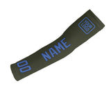Custom Olive Sky Blue Arm Sleeve