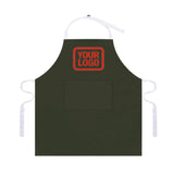 Custom Olive Orange Red Apron
