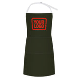 Custom Olive Orange Red Apron