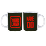 Custom Olive Orange Red Mug