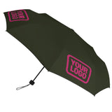 Custom Olive Pink Automatic Umbrella
