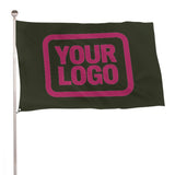 Custom Olive Pink Flag
