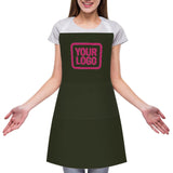 Custom Olive Pink Apron