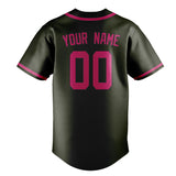Custom Olive & Pink Colors Design Sports Baseball Jersey