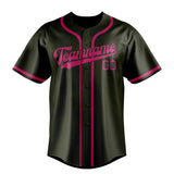 Custom Olive & Pink Colors Design Sports Baseball Jersey