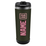 Custom Olive Light Pink Stainless Steel Water Cup