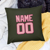 Custom Olive Light Pink Pillowcase