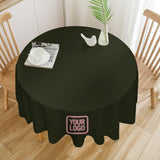 Custom Olive Light Pink Round Table Cloth