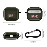 Custom Olive Light Pink AirPods Case (3rd Generation)