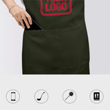 Custom Olive Red Apron
