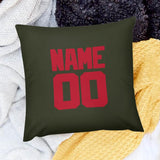 Custom Olive Red Pillowcase