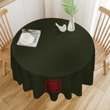 Custom Olive Red Round Table Cloth
