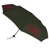Custom Olive Crimson Red Automatic Umbrella