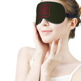 Custom Olive Crimson Red Sleep Mask