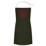 Custom Olive Crimson Red Apron