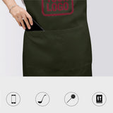 Custom Olive Crimson Red Apron
