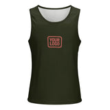 Custom Olive Copper Rose Men's Tank Top