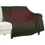Custom Olive Crimson Red Blanket