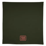 Custom Olive Crimson Red Square Table Cloth