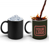 Custom Olive Copper Rose Magic Mug