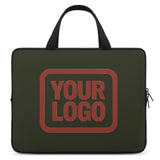 Custom Olive Coral Red Laptop Bag