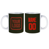Custom Olive Orange Red Mug