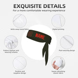 Custom Olive Orange Red Headband