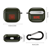 Custom Olive Orange Red AirPods Case (3rd Generation)
