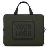 Custom Olive Black Laptop Bag