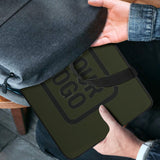 Custom Olive Black Laptop Bag