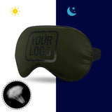 Custom Olive Black Sleep Mask