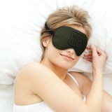 Custom Olive Black Sleep Mask