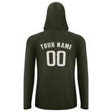 Custom Olive Cream UV-Hoodie