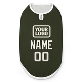Custom Olive Cream Pet Vest