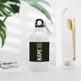 Custom Olive Cream Sports Bottle