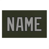 Custom Olive Gray Beach Towel