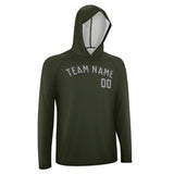 Custom Olive Gray UV-Hoodie