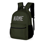 Custom Olive Gray Kids Backpack