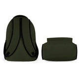 Custom Olive Gray Kids Backpack
