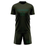 Custom Olive Green Soccer Jersey