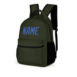 Custom Olive Sky Blue Kids Backpack