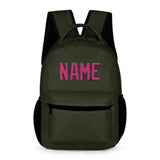 Custom Olive Pink Kids Backpack