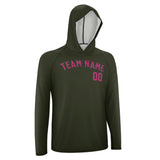 Custom Olive Pink UV-Hoodie